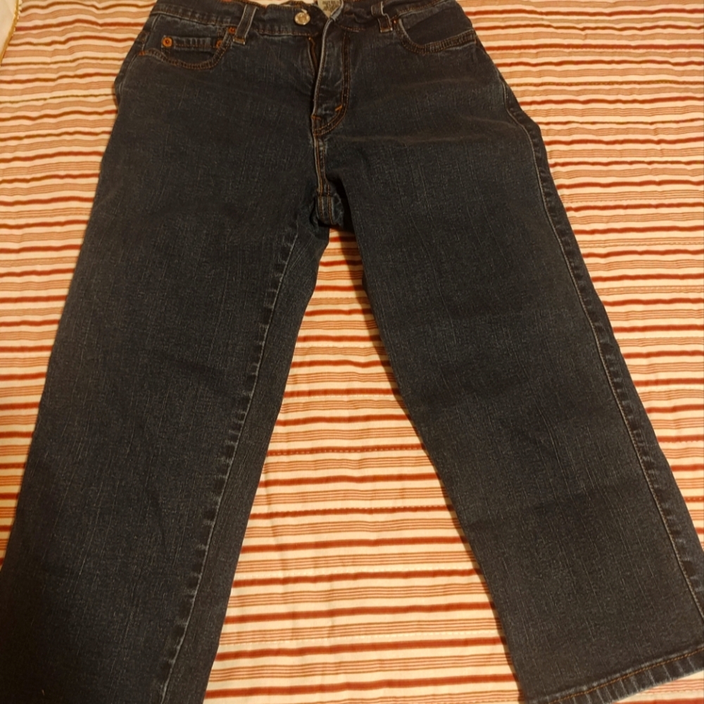 Levi's Classic Blue Denim Capris